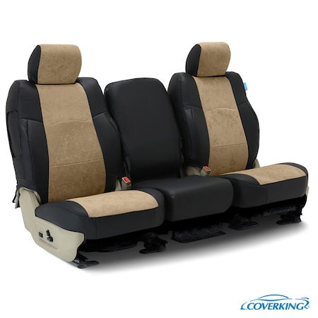 Coverking Seat Covers in Alcantara for 1991-1996 Buick Roadmaster, CSCAT0-BK7005 CSCAT0-BK7005